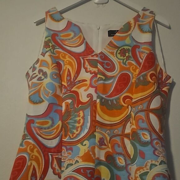 Ronni Nicole Paisley Floral Print Sleeveless Short Beach City Women's - Picture 2 of 9